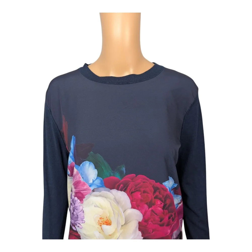 Ted Baker Blushing Bouquet Woven Jumper 2 (US 4-6)